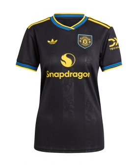Manchester United Maglia Gara Terza Repliche 2025-26 Donna Maniche Corte